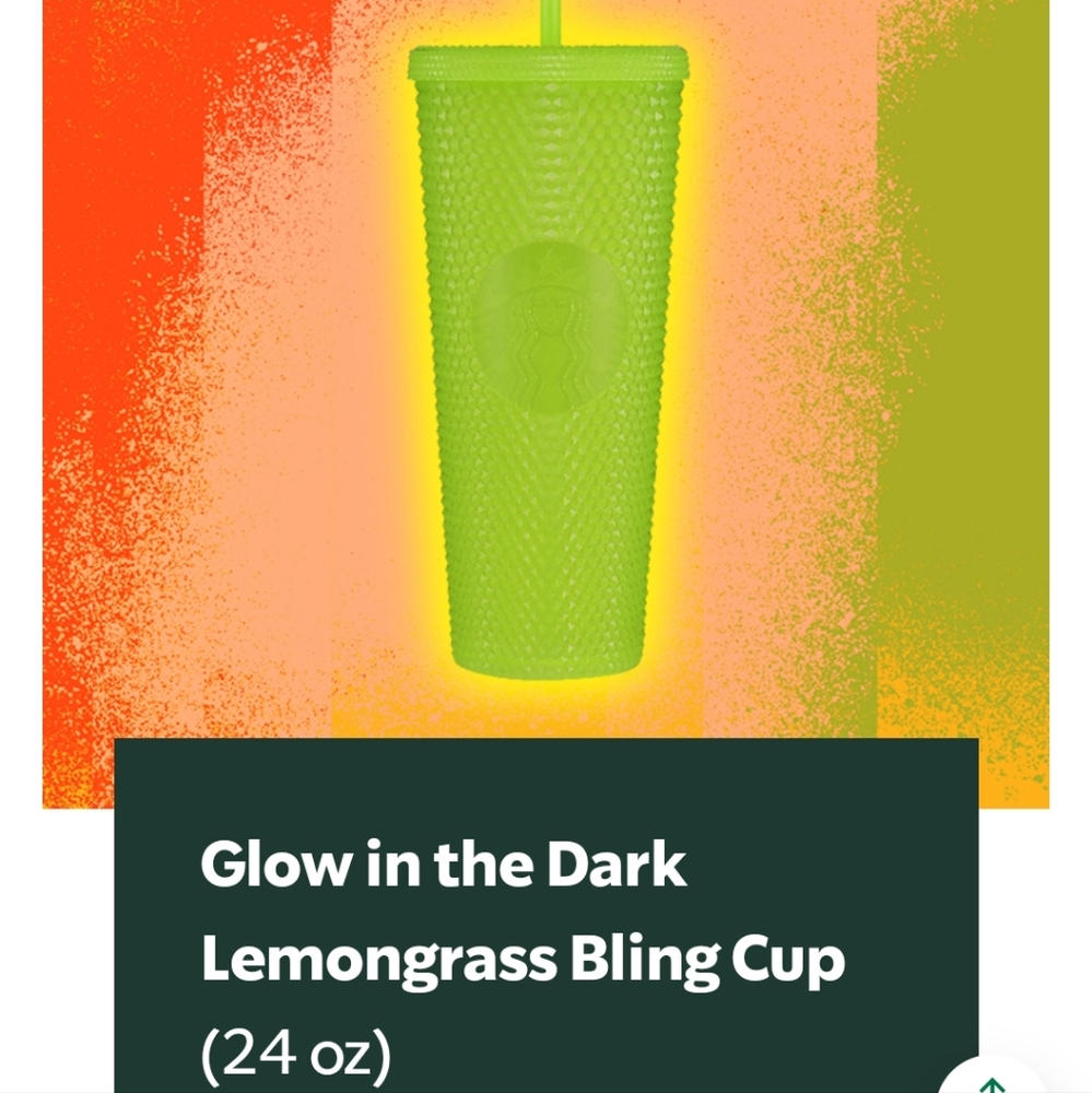 Glow in the dark starbucks cup
